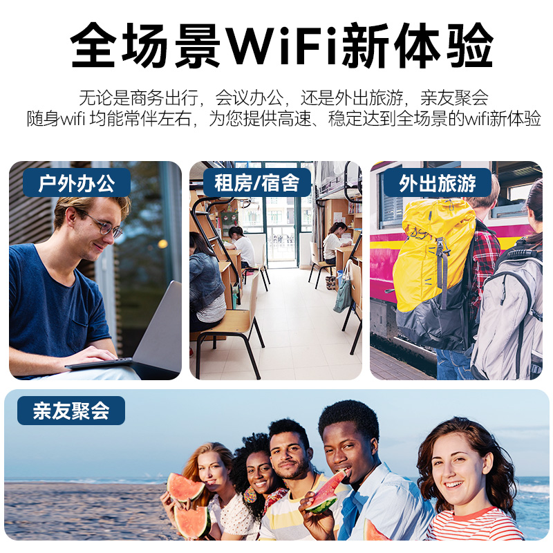 随身WIFI无线移动wi-fi网络免插卡全国通用4g便携式路由器网卡电脑wfi神器车载 - 图2