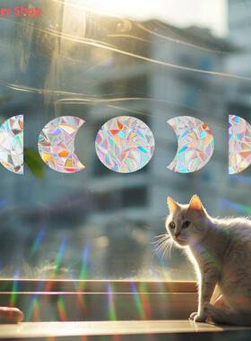 Rainbow-Suncatcher Window Stickers PVC Reflective Life Trees