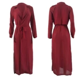 2017 европейская модная леди длинное кардиганское пальто женская длинная куртка