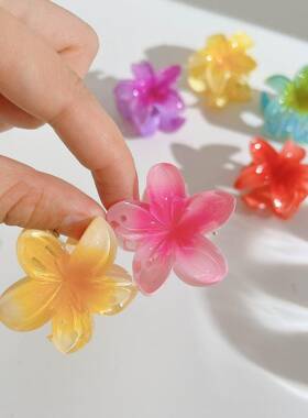 Girl Mini hair clip cute flowers hairpin Small grabbing clip