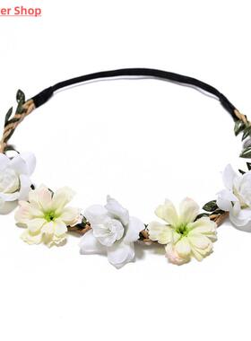 1pcs Women Charm Flower Tiara Wedding Floral Headband Hair A