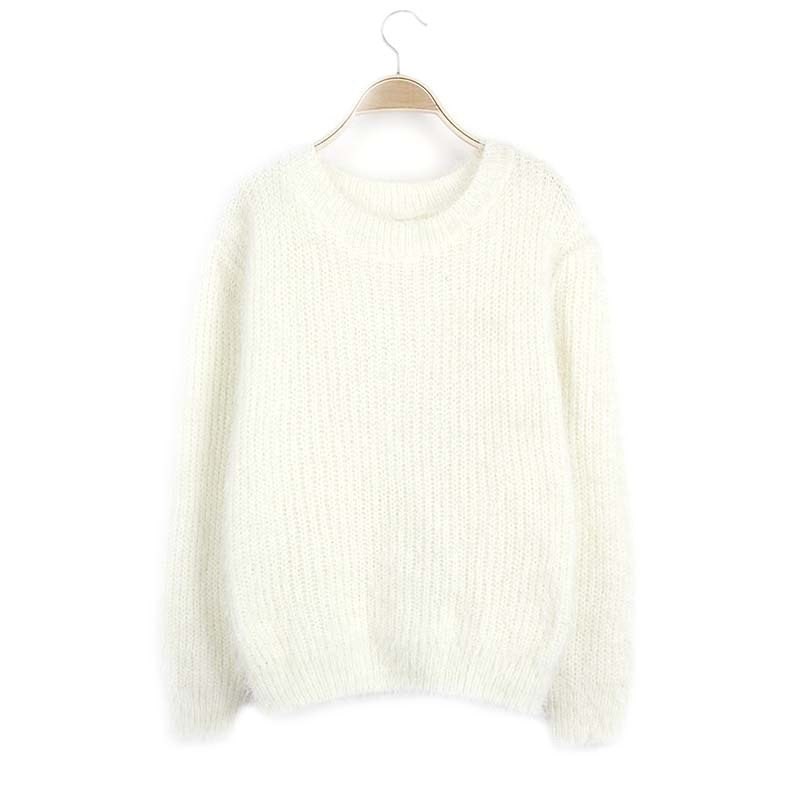 2018 winter turtleneck mohair sweaters women sweater dress - 图2