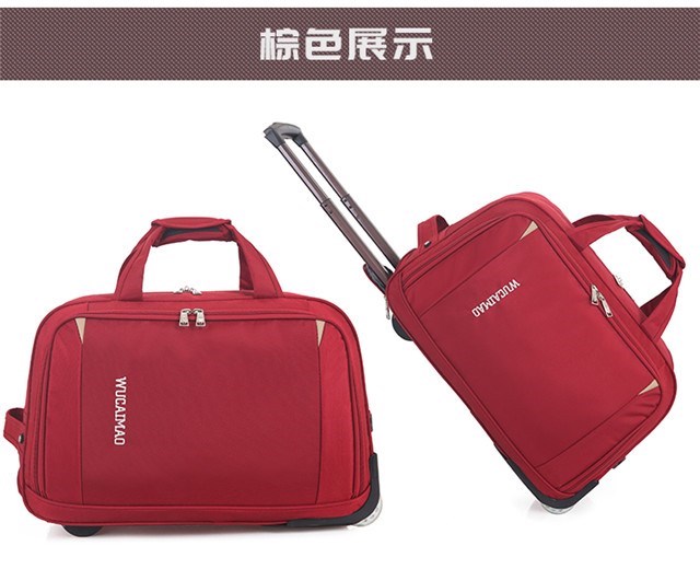 travelling bag men women luggage   suitcase business trolley - 图0