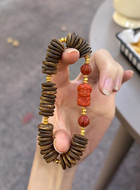 达拉干沉香药片珠搭朱砂扎基拉姆