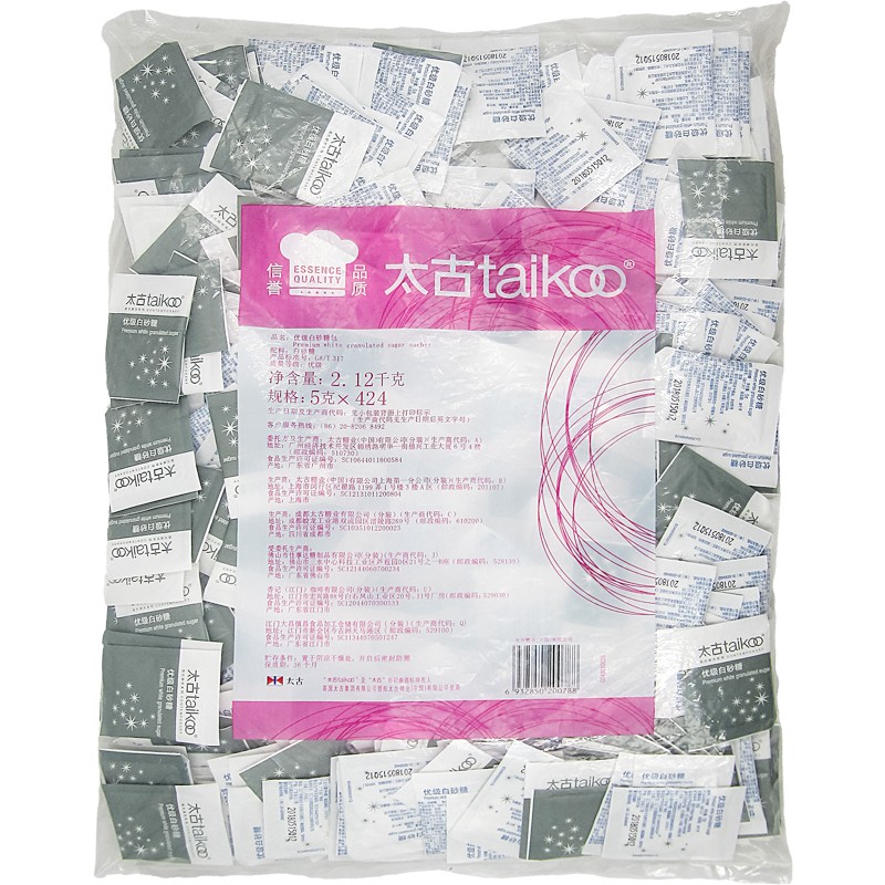 Taikoo太古优级白砂糖包奶茶伴侣5g克x424包x6袋有金黄咖啡调糖选 - 图2