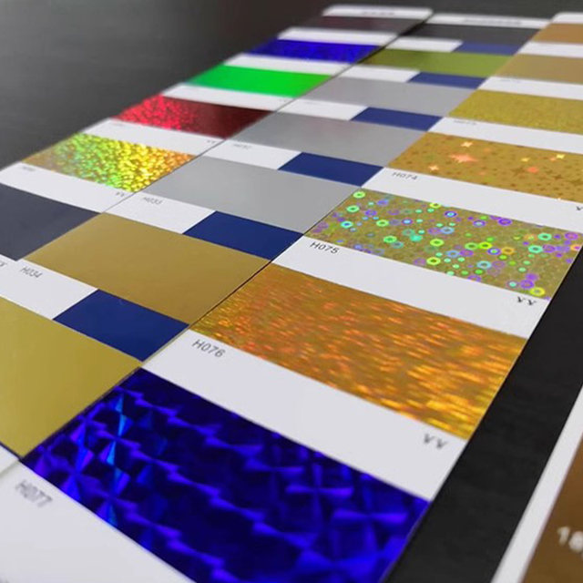 Hot stamping color code hot silver hot gold card chromatography standard hot stamping printing hot stamping process sample book patented product