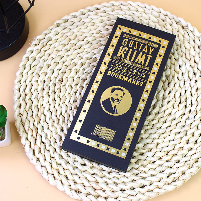 Klimt painting bookmarks 50 pieces gift box