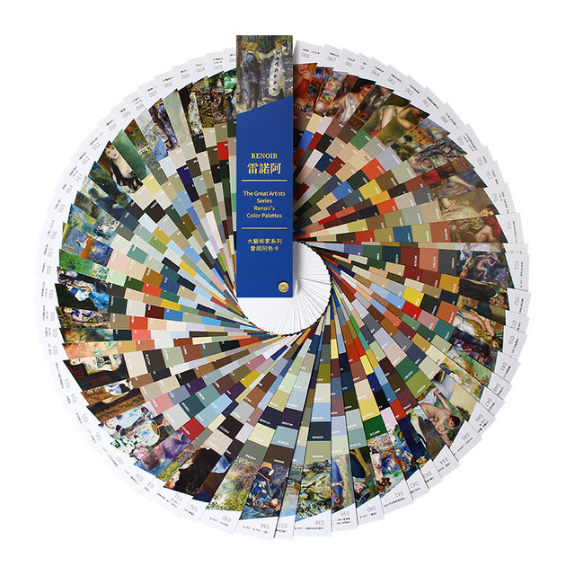 Renoir Album Color Card Set Great Artist Series