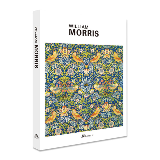 Hardcover Traditional Chinese version of William Morris William Morris Painting Album Collection of Art and World Famous Paintings Morris Hand-painted Illustrations Sketch Manuscripts Colored Lead Illustrations Collection Books