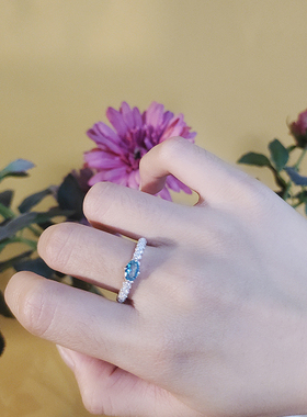 拉伊巴色人工培育宝石星赞轻奢