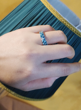 培育帕拉伊巴戒指星赞轻奢