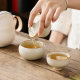 Ru Kiln Gourd Quick Cup ຊຸດຊາການເດີນທາງ