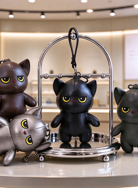 正版皮玩小猫公仔玩偶挂
