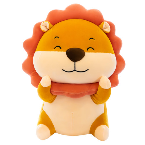 可爱小狮子公仔毛绒玩具布娃娃治愈系玩偶超萌床上睡觉男生款抱枕 - 图3