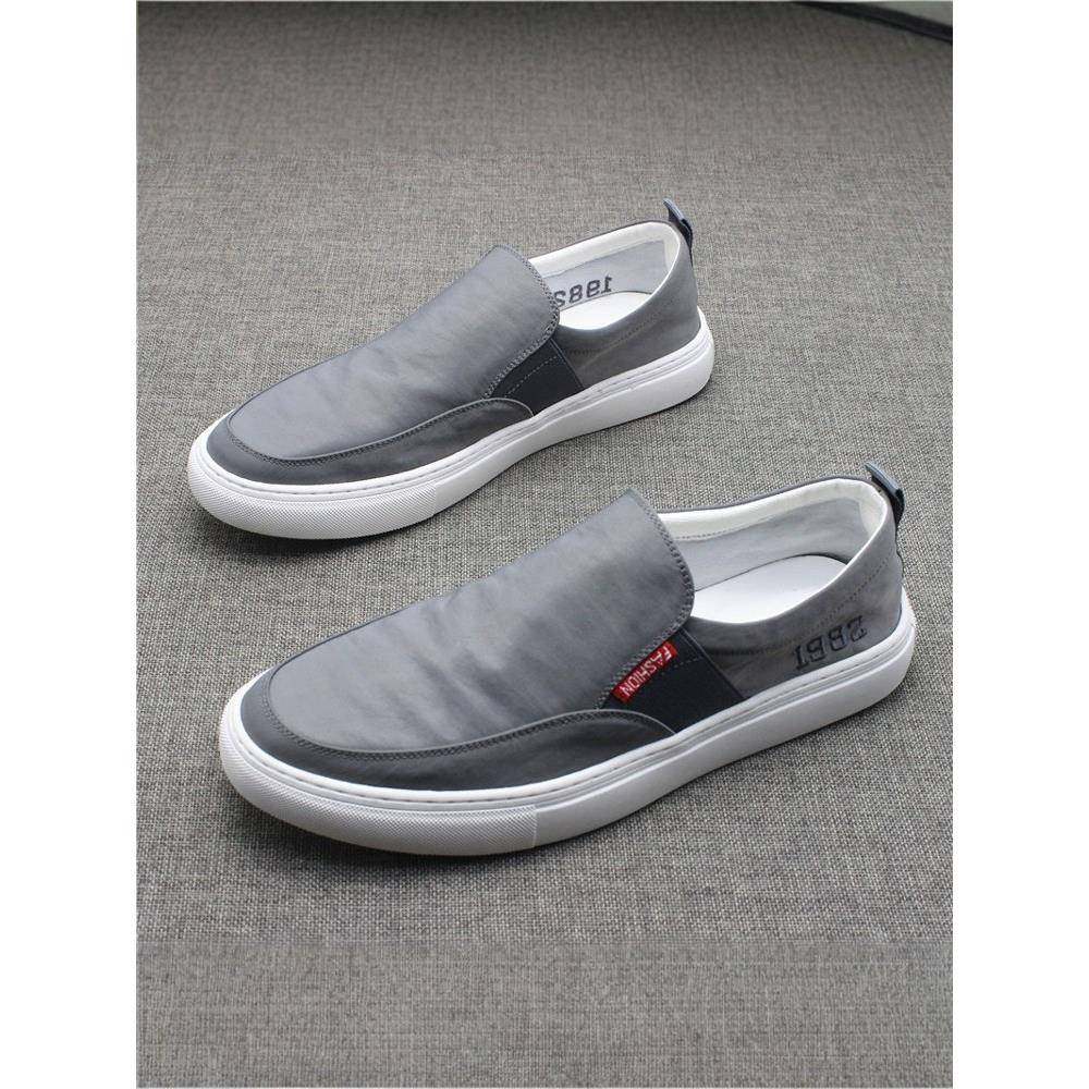 〖MessContiy Tsmr〗好脚感会说话~一脚蹬帆布鞋男百搭透气乐福鞋,淘宝优惠券,粉丝福利购,淘宝优惠卷