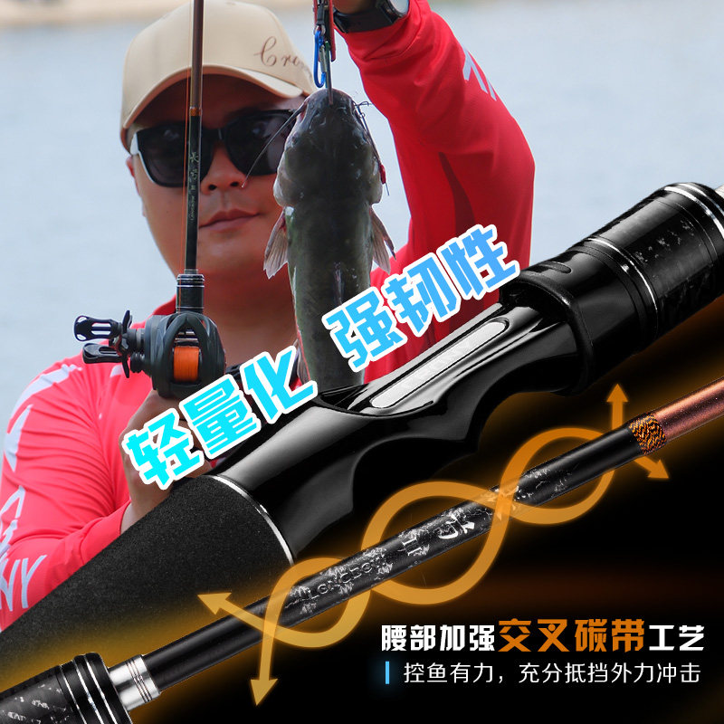 科尼长弓三代新手快调ML/M超轻碳素泛用远投翘嘴鲈鱼枪直柄路亚竿,淘宝优惠券,粉丝福利购,淘宝优惠卷