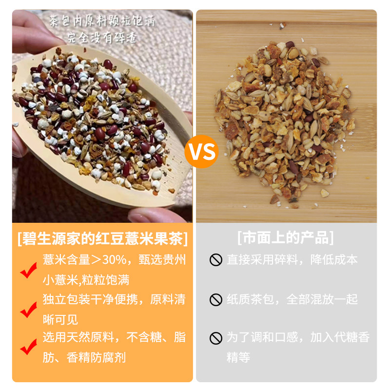 碧生源芡实赤小豆雪梨罗汉果茶果茶 集妍堂大药房养生茶