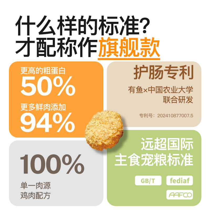 有鱼鲜肉酥化高蛋白猫粮成猫幼猫增肥发腮低敏护肠鸡肉配方1.5kg