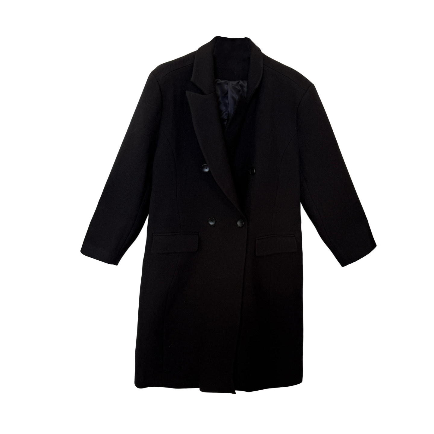 大码胖mm英伦风宽松黑色风衣2025年冬季巨显瘦气质长款外套200斤,淘宝优惠券,粉丝福利购,淘宝优惠卷