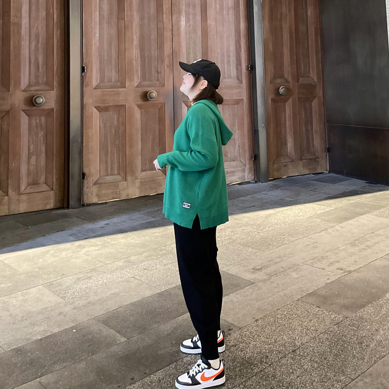 大码针织运动哈伦裤子2025年秋冬新款200斤胖mm宽松显瘦束脚卫裤,淘宝优惠券,粉丝福利购,淘宝优惠卷