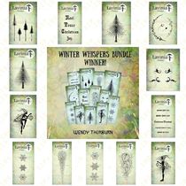 2023 New Christmas Greettings Snowflakes Clear Stamps and Met