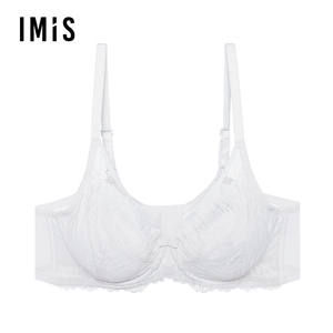 超薄杯爱美丽春夏新款内衣女透气大胸显小钢托全罩杯凉感文胸