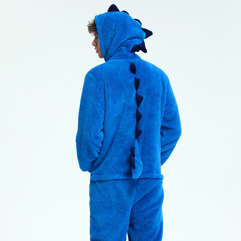 imis爱美丽秋冬男款带帽长袖睡衣 爱美丽睡衣/家居服套装