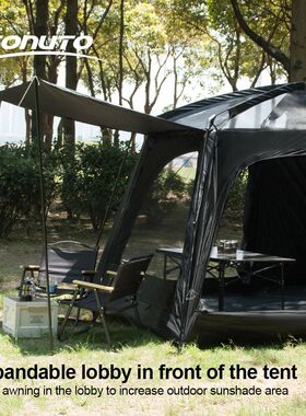 Outdoor Camping Family Tent 3-12 Person Double Layers Oversi
