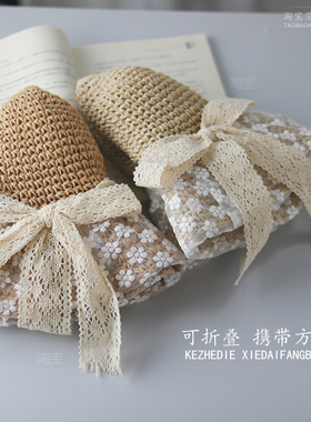 小清新草帽网红太阳帽