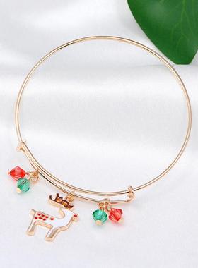 O.S. Fashion bracelets alloyed and oiled moose coiled and st