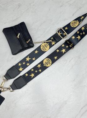 The womens bag is slanted with a diamond-shaped strap to re