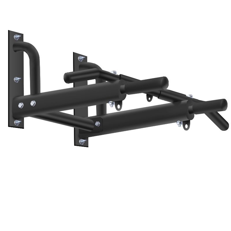 多功能室内单杠引体向上器家用墙体固定墙上打孔单双杠健身器材 - 图3