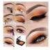 Orange Eyeshadow Matte Monochrom Bưởi Trang điểm Orange Light Orange Ấm màu cam Orange Powder Single Matte Professional Eyeshadow Palette - Bóng mắt