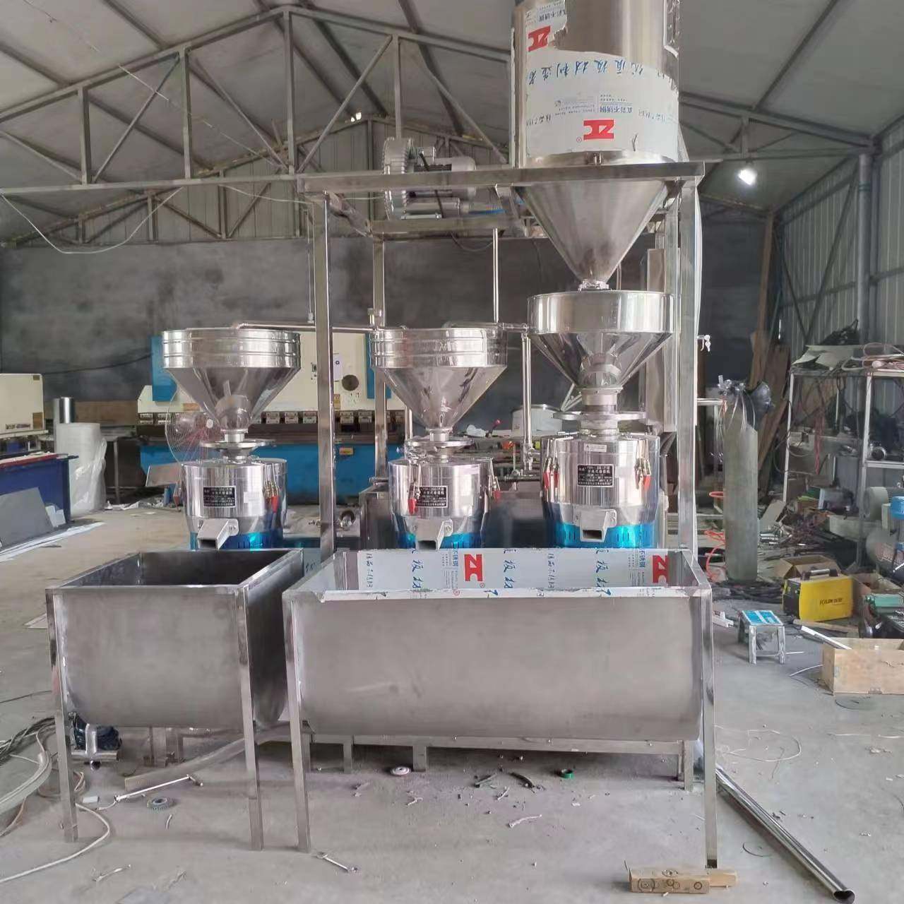 全自动商用豆浆机大型黄豆磨浆设备三连磨浆机豆浆机商用,淘宝优惠券,粉丝福利购,淘宝优惠卷