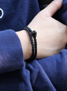 RedBi赤兔商店经典醇黑工装手绳