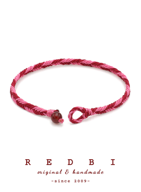 原创樱桃新中式工装美式复古手绳