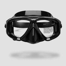 Diving glasses anti-choking water can be matched with myopia HD anti-fog steel swimming glasses protection and nasal suction diving mirror anti-choking