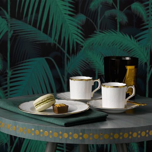 清仓 英国Royal Crown Derby德贝神韵纯粹咖啡杯100ml纯白骨瓷 - 图2
