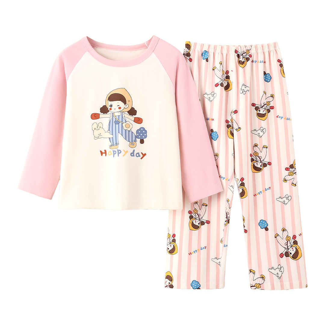 儿童秋衣秋裤套装2025新款男女童A类纯棉家居服宝宝秋冬保暖内衣,淘宝优惠券,粉丝福利购,淘宝优惠卷