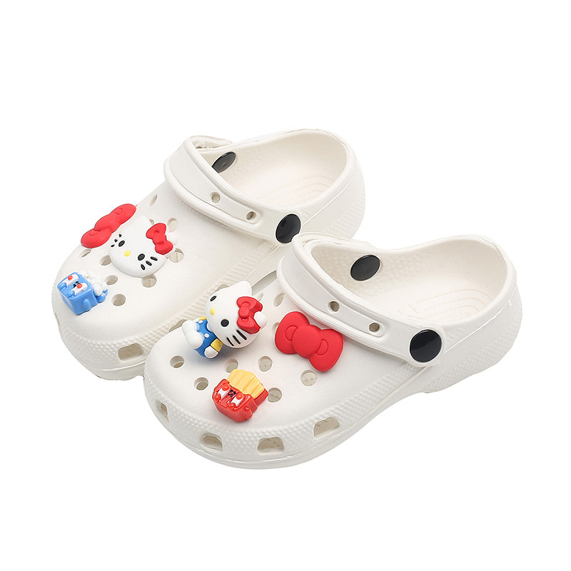 儿童拖鞋洞洞鞋夏女童包头防滑沙滩中大童亲子公主猫咪网红男凉拖,淘宝优惠券,粉丝福利购,淘宝优惠卷