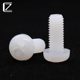 Cz hardware white nylon cross round head screw