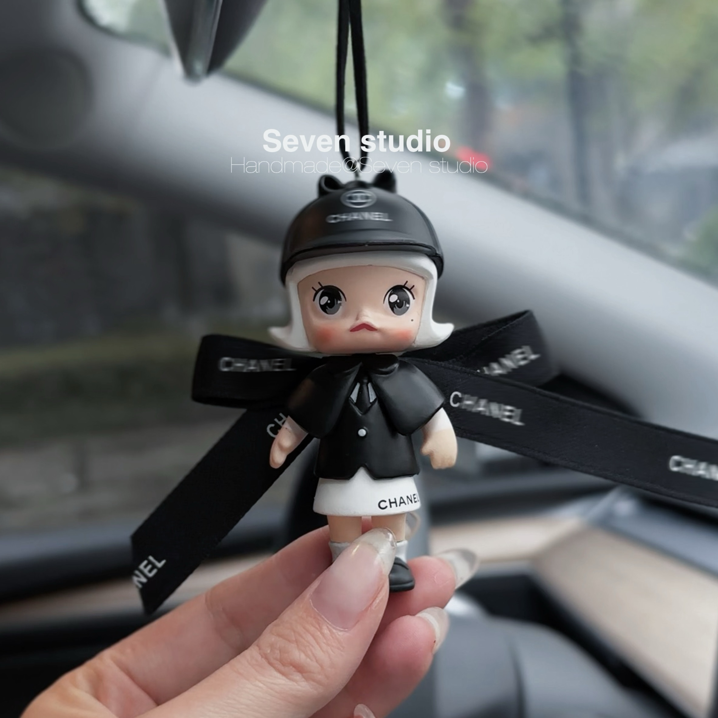 Seven·小香风盲盒车挂可爱香薰蝴蝶结汽车装饰摆件女生车内挂件,淘宝优惠券,粉丝福利购,淘宝优惠卷