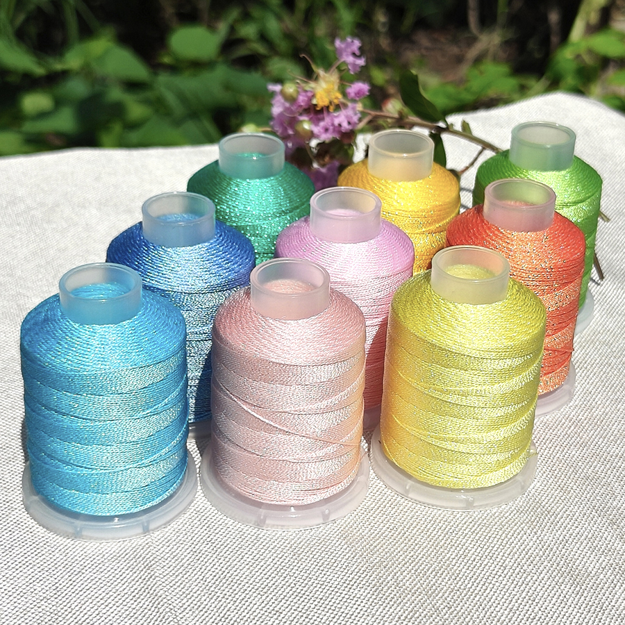 时光与美 星空股线6 9 12股纯色星空线中国结高端编绳 - 图2