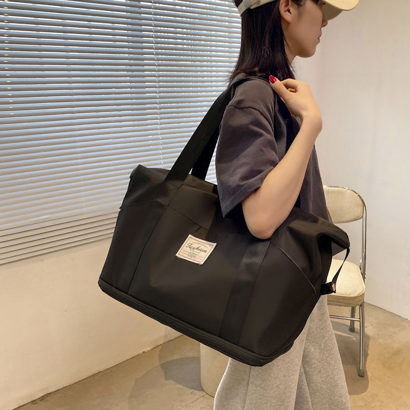 可套拉杆箱上的旅行包女大容量配提包短途旅游轻便手提行李收纳袋_虎窝淘