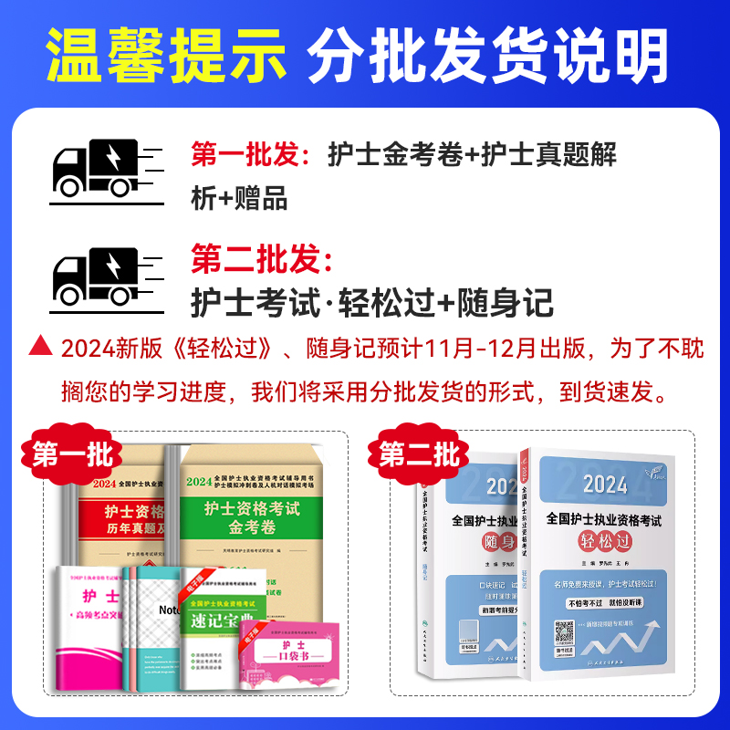 轻松过2024人卫版护考护士资格证考试轻松过教材+随身记+历年真题模拟卷题库全国执业指导试题职业证刷题练习题罗先武2024年护资 - 图0