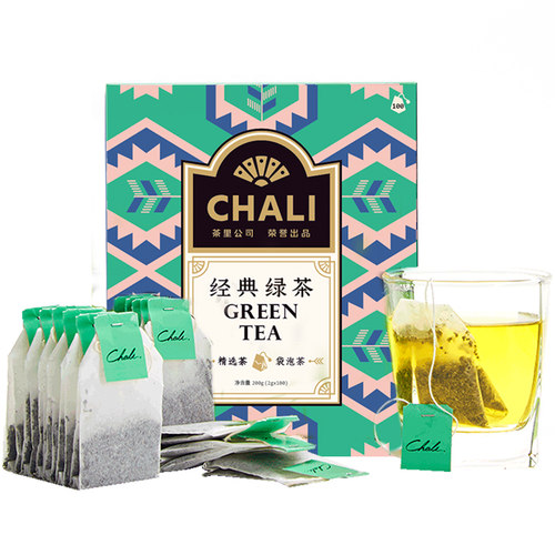 ChaLi茶里 绿茶茶包小袋装绿茶包 袋泡茶绿茶茶叶包100包 - 图3
