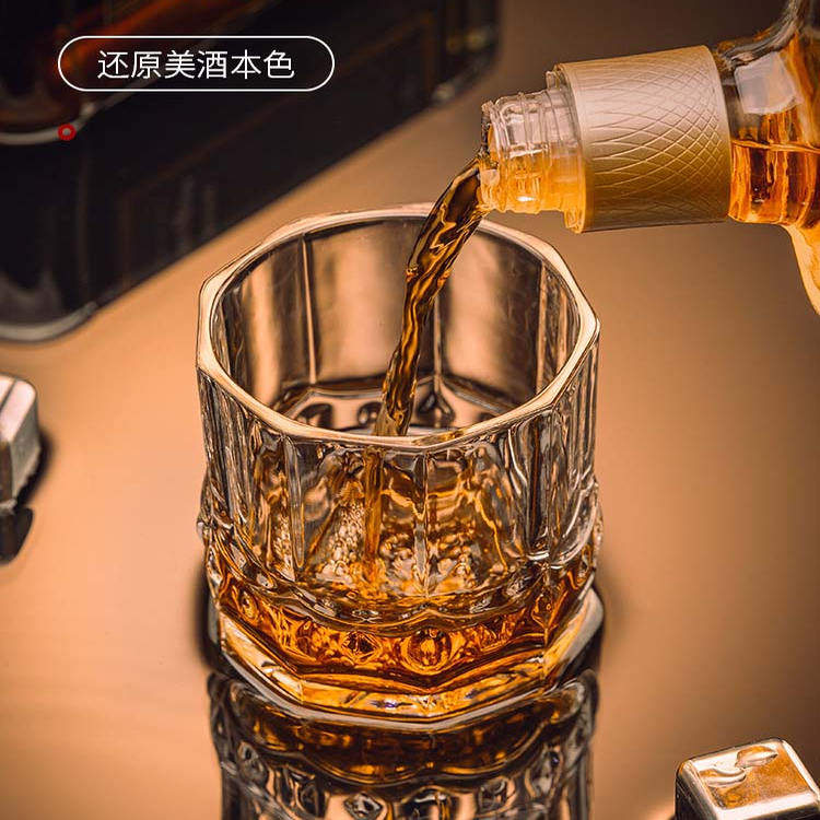 水晶玻璃威士忌酒杯创意啤酒杯家用套装欧式网红酒吧酒店洋酒杯,淘宝优惠券,粉丝福利购,淘宝优惠卷