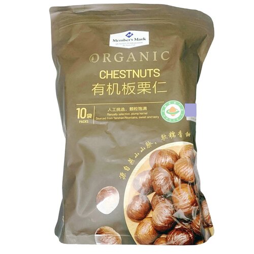 山姆会员店代购坚果零食Member's Mark有机板栗仁1kg去壳炒货热卖 - 图3