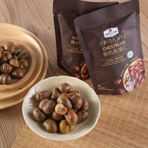 山姆会员店代购坚果零食Member's Mark有机板栗仁1kg去壳炒货热卖 - 图1