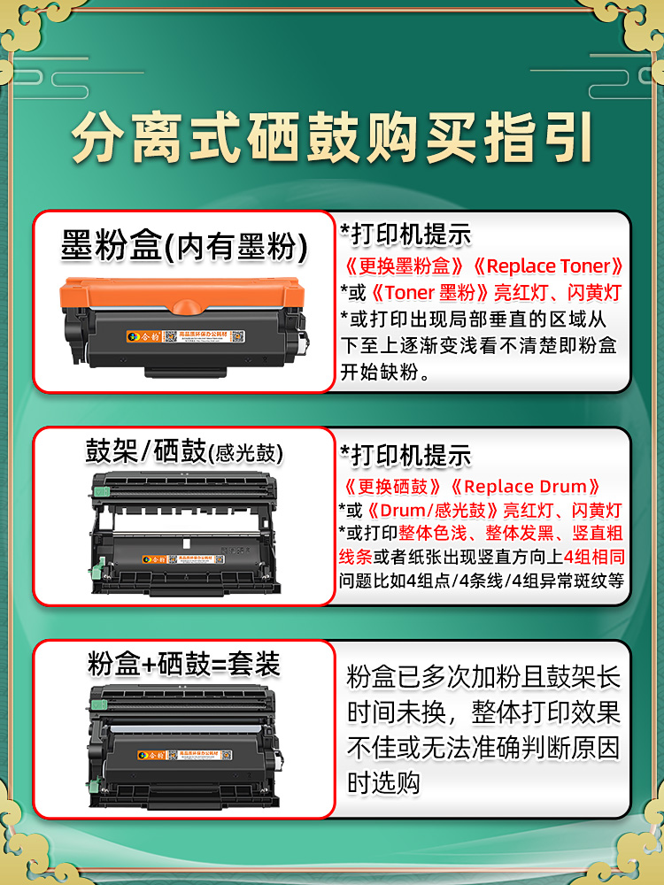 适用兄弟MFC7895DW粉盒 可加粉型Brother激光多功能一体打印机mfc - 图1